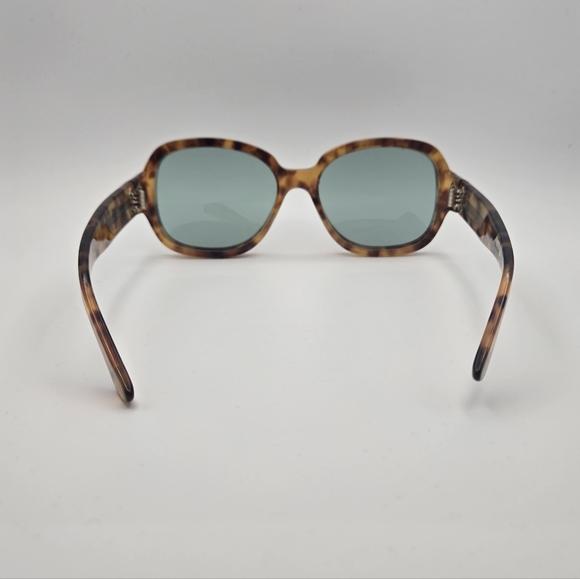 Gucci Tortoise Shell Sunglasses with Blue Lenses - Picture 3 of 6